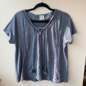 Paper Crane embroidered shirt